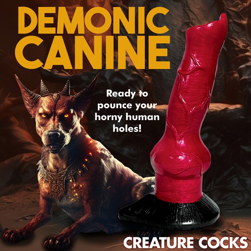 Hell-Hound Canine Penis Silicone Dildo - Image 7