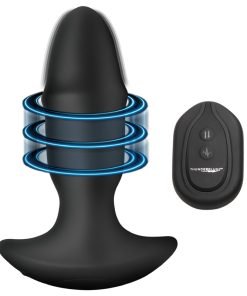 10X Sliding Ring Silicone Missile Plug with Remote