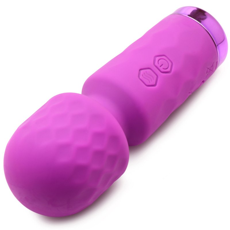 10X Mini Silicone Wand - Purple - Image 10