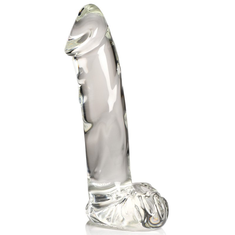 Glass Dildo with Balls - Image 8