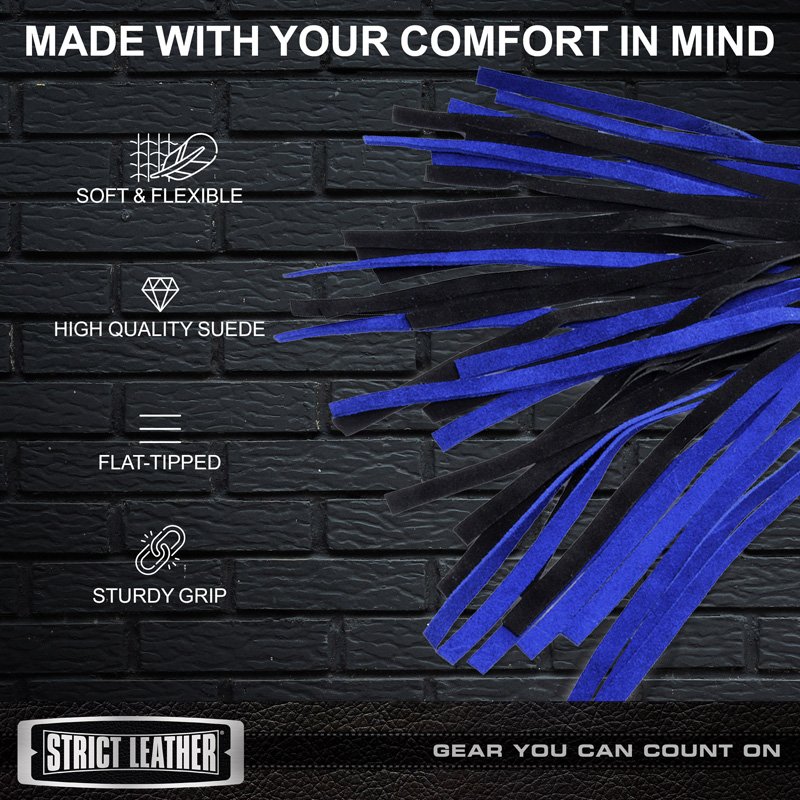 Black and Blue Suede Flogger - Image 5