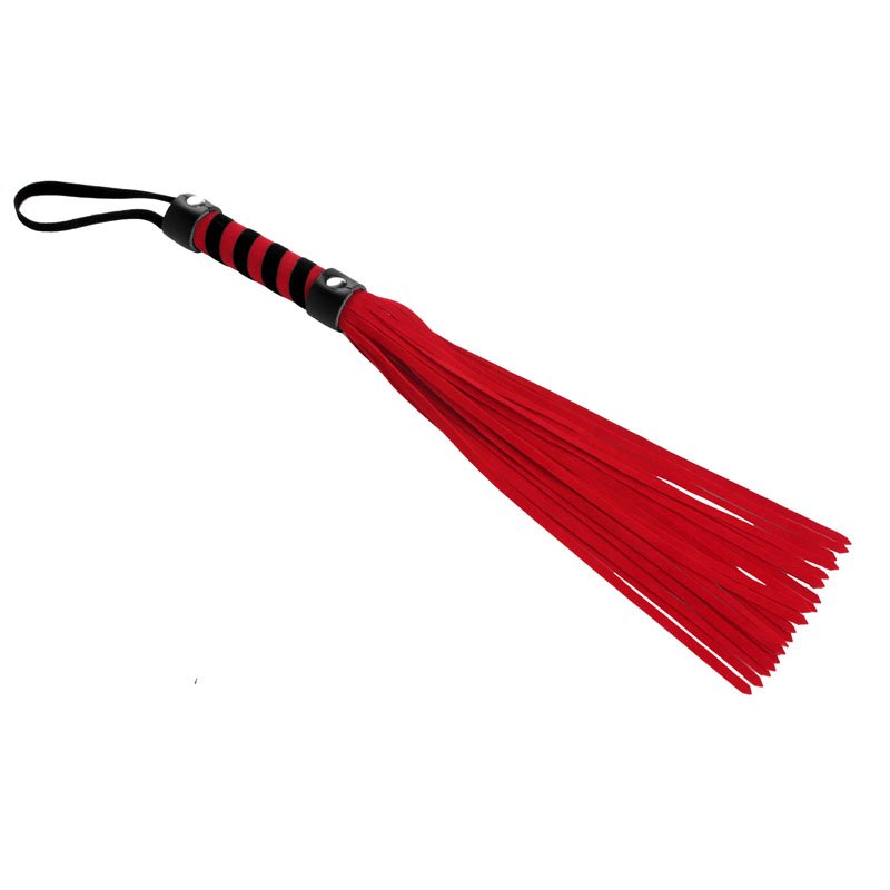 Short Suede Flogger - Red - Image 2