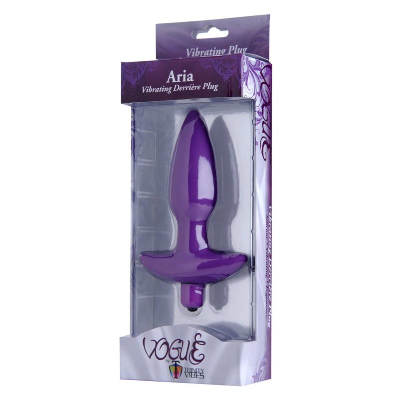 Aria Vibrating Silicone Anal Plug- Medium - Image 3