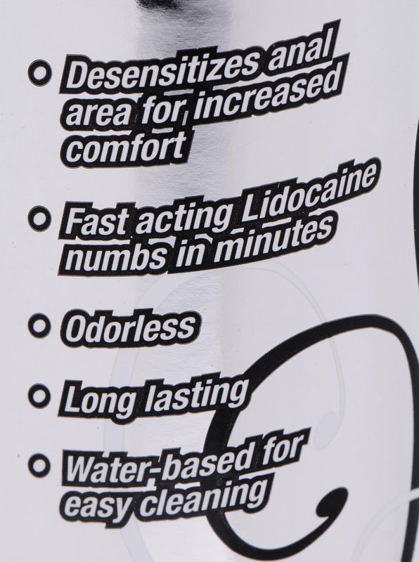 Extra Strength Anal Desensitizing Lube - 8.25 oz. - Image 3