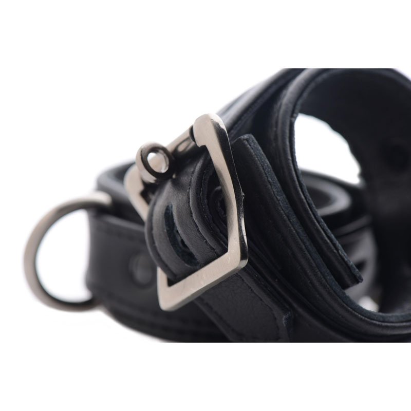Strict Leather Luxury Locking Ankle Cuffs - Image 3