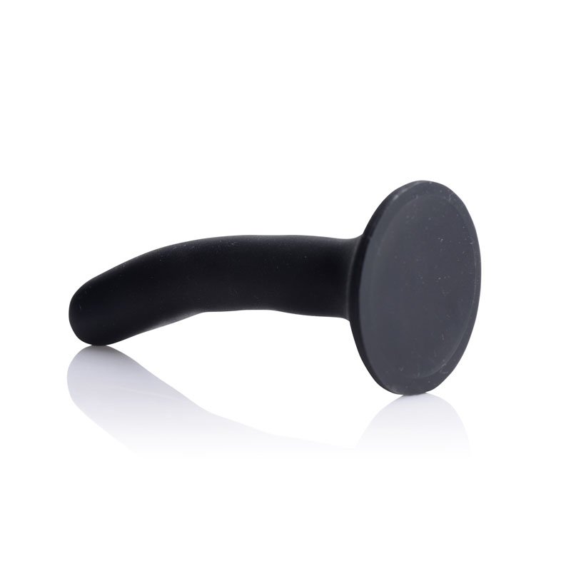Black Silicone Strap-On Dildo - Small - Image 4