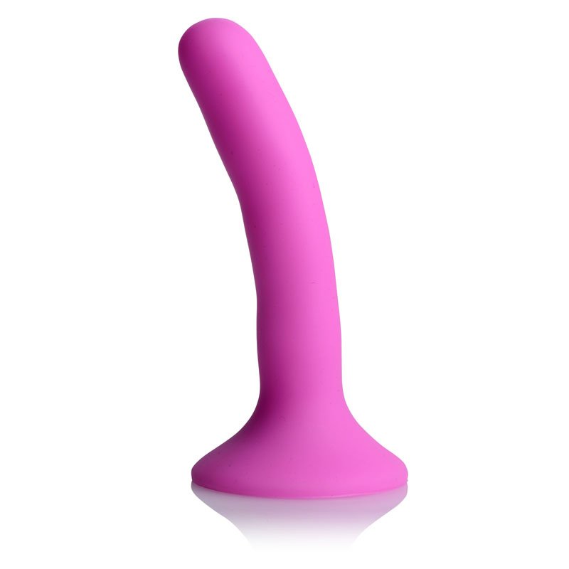 Pink Silicone Strap-On Dildo - Small - Image 2