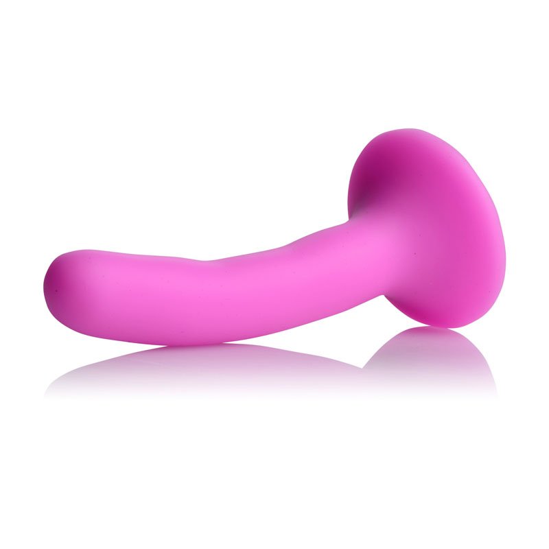 Pink Silicone Strap-On Dildo - Small - Image 3