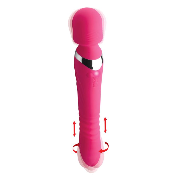 Ultra Thrusting and Vibrating Silicone Wand - Image 2