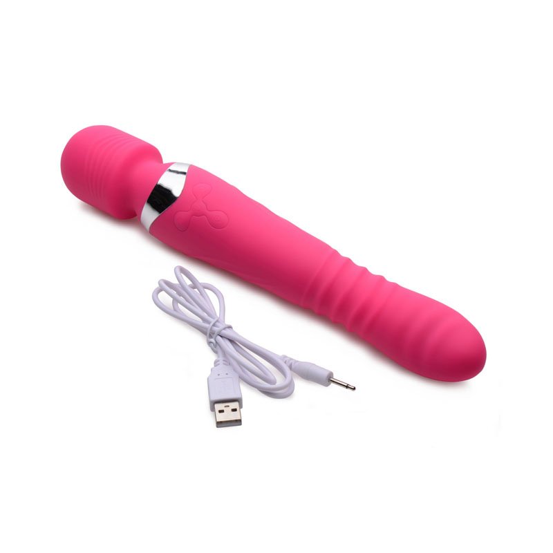 Ultra Thrusting and Vibrating Silicone Wand - Image 3