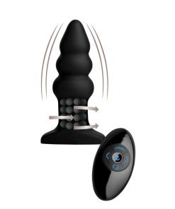 Rimmers Model I Rippled Rimming Plug with Remote