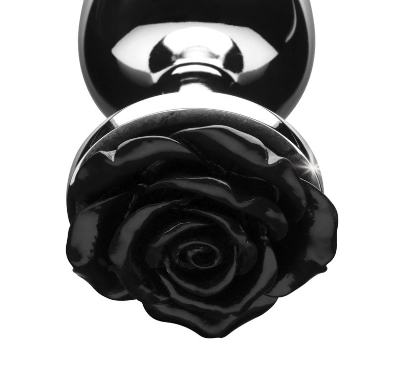 Black Rose Anal Plug- Small - Image 4