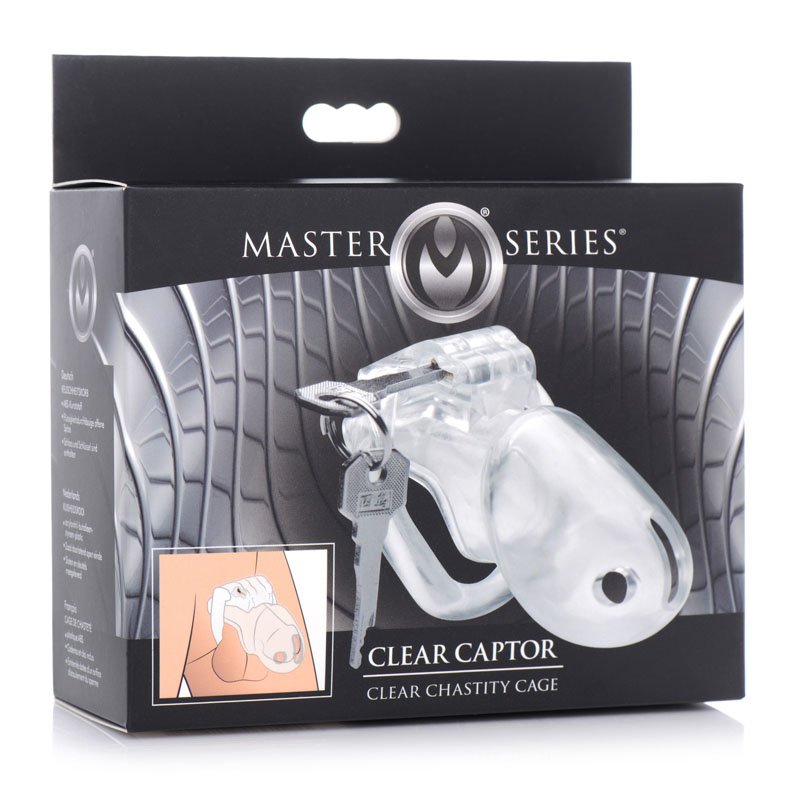 Clear Captor Chastity Cage - Large - Image 6