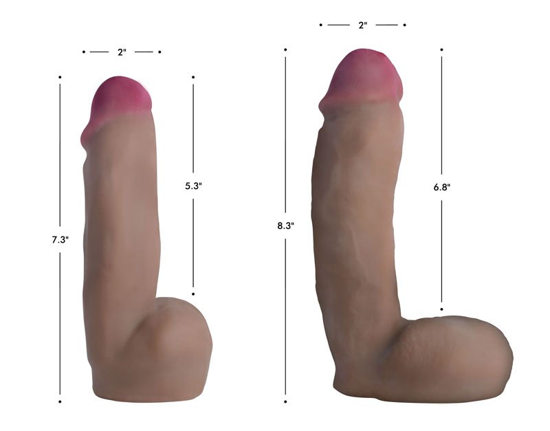 Dark Dual Density Squirting Dildo - 7 Inch - Image 7