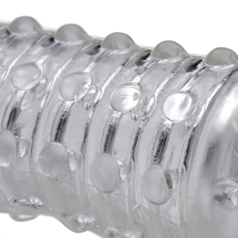 1.5 Inch Penis Enhancer Sleeve - Clear - Image 6