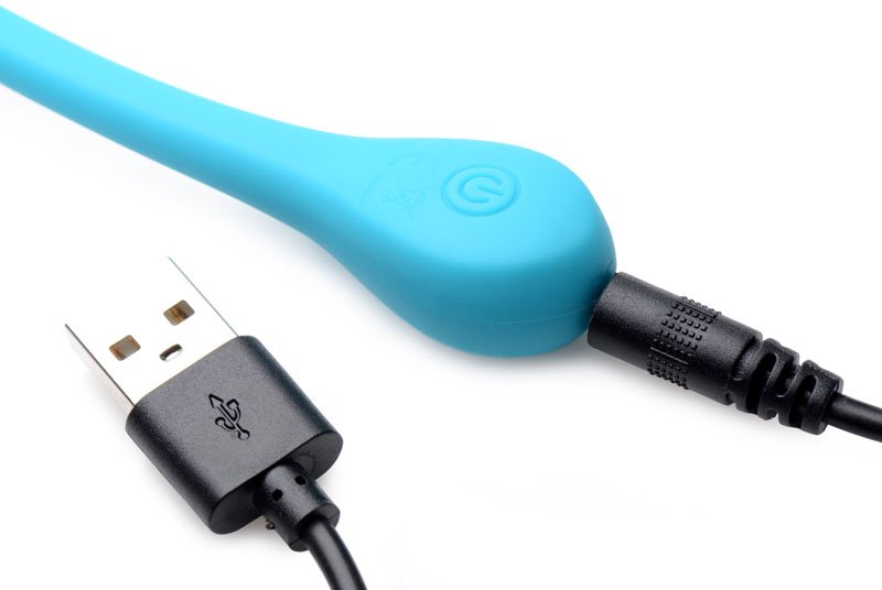 Remote Control 28X Silicone Plush Egg - Blue - Image 4