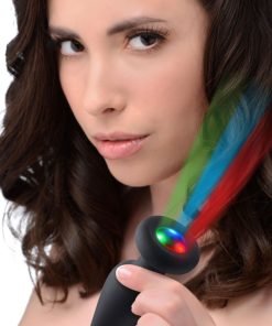 Light Up Silicone Anal Plug - Large