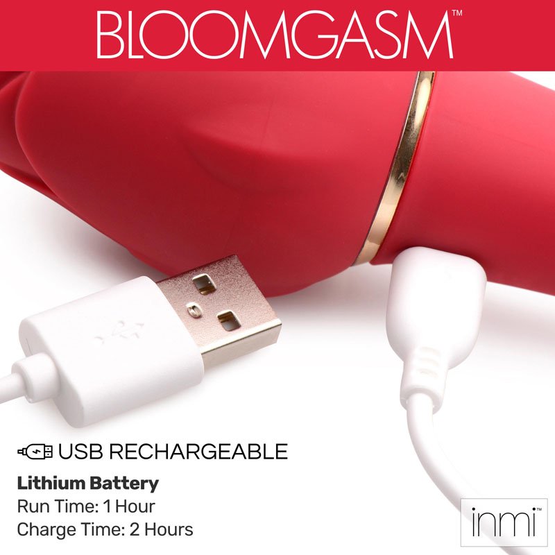Bloomgasm Sweet Heart Rose Clit Suction Vibrator - Image 4