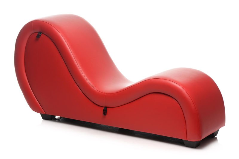 Kinky Couch Sex Chaise Lounge with Love Pillows - Black - Image 18