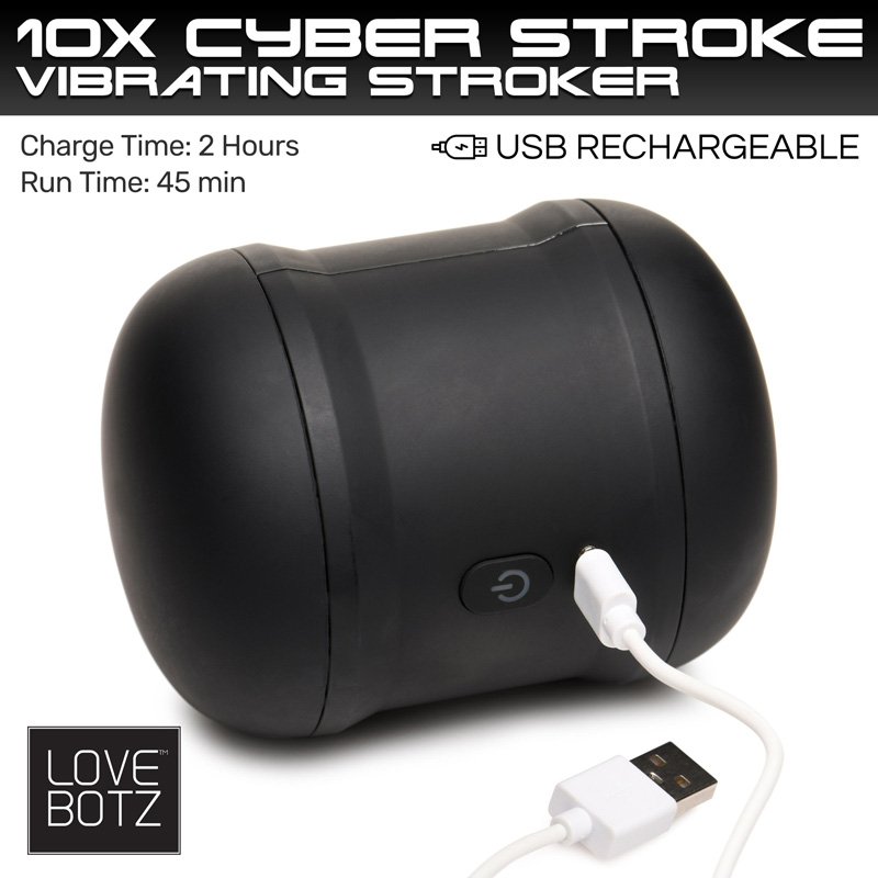 10X Cyber Stroke Vibrating Masturbator - Image 3