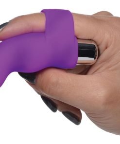 G-Thrill Silicone Finger Vibe - Purple