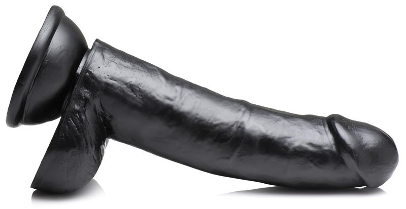 JOCK 8 Inch Dong with Balls Black - Image 2