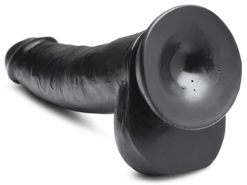 JOCK 8 Inch Dong with Balls Black - Image 4