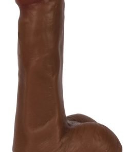 6 Inch Slim Dildo with Balls - Medium