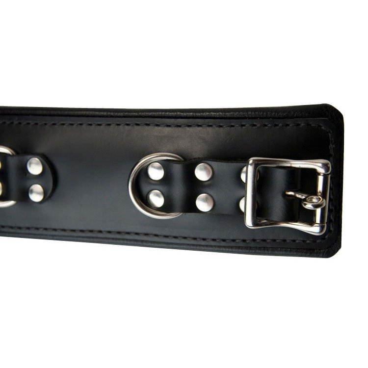 Strict Leather Padded Premium Locking Wrist Restraints - Image 3