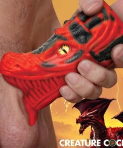 Dragon Tamer Silicone Stroker - Red
