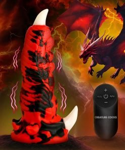 Red Talon Vibrating Silicone Dildo