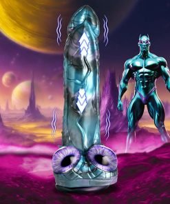 Astro-Thrust Thrusting and Vibrating Silicone Dildo