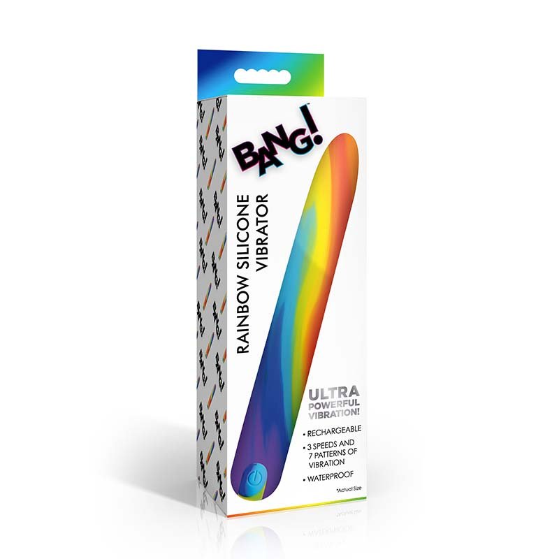 Rainbow Silicone Vibrator - Image 7