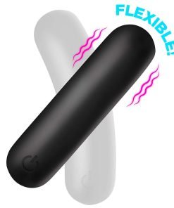 Flexible Silicone Bullet - Black