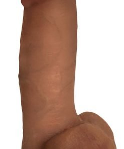 Medium Suction Cup Dildo with Balls - 7 Inch