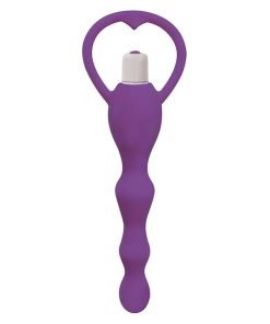 Rump Shaker 3X Vibrating Silicone Anal Plug - Purple
