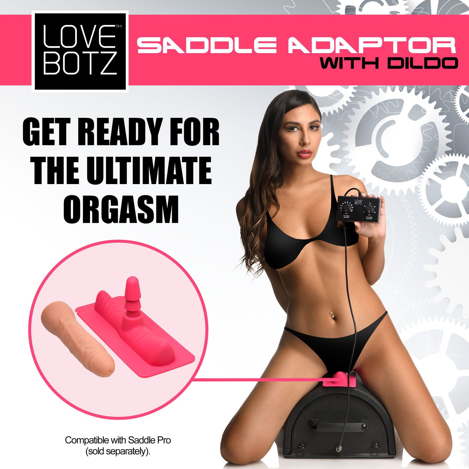 Saddle Adapter with Dildo - Image 2