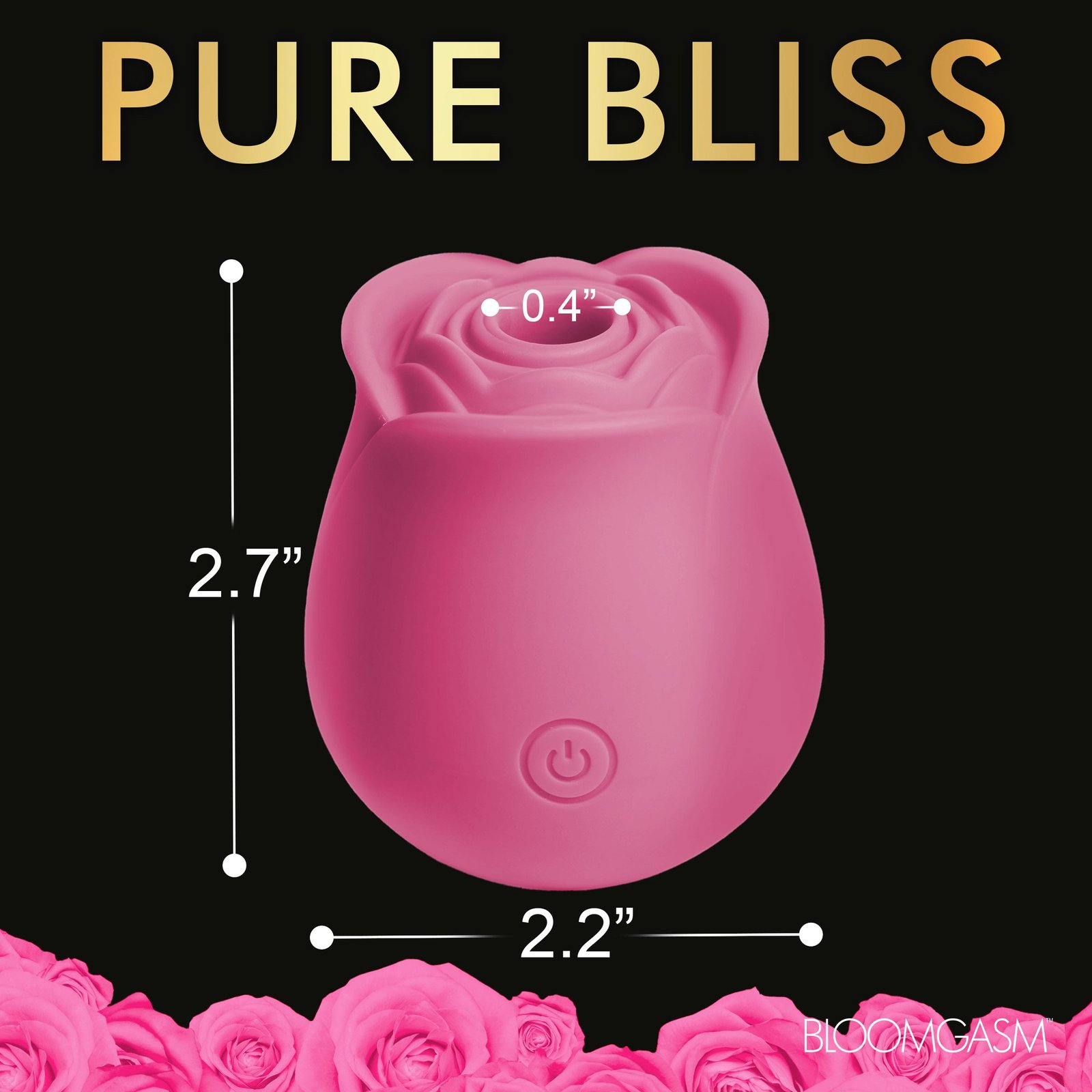 The Perfect Rose Clitoral Stimulator - Pink - Image 4