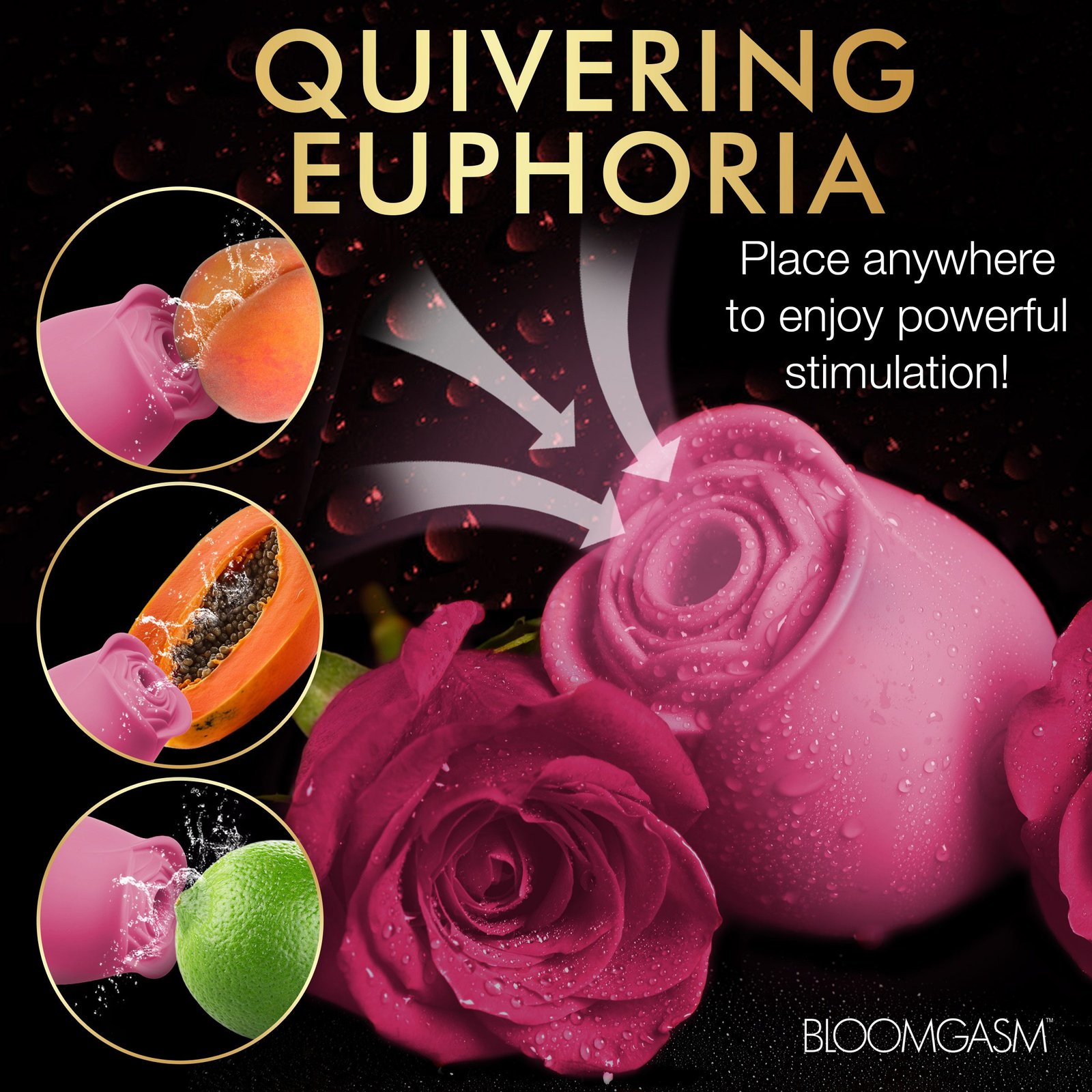 The Perfect Rose Clitoral Stimulator - Pink - Image 7