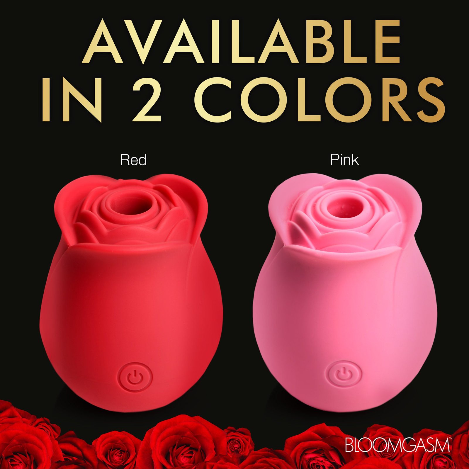 The Perfect Rose Clitoral Stimulator - Red - Image 9