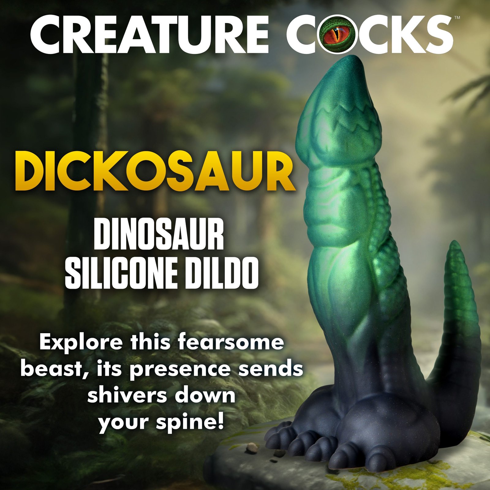 Dickosaur Dinosaur Silicone Dildo - Image 2