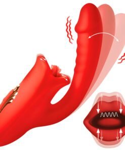 Deep Kiss Silicone Licking Rabbit Vibrator