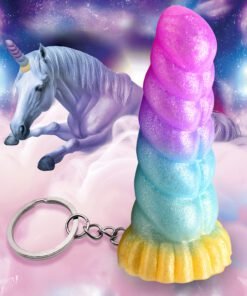 Mystique Unicorn Mini Dildo Key Chain