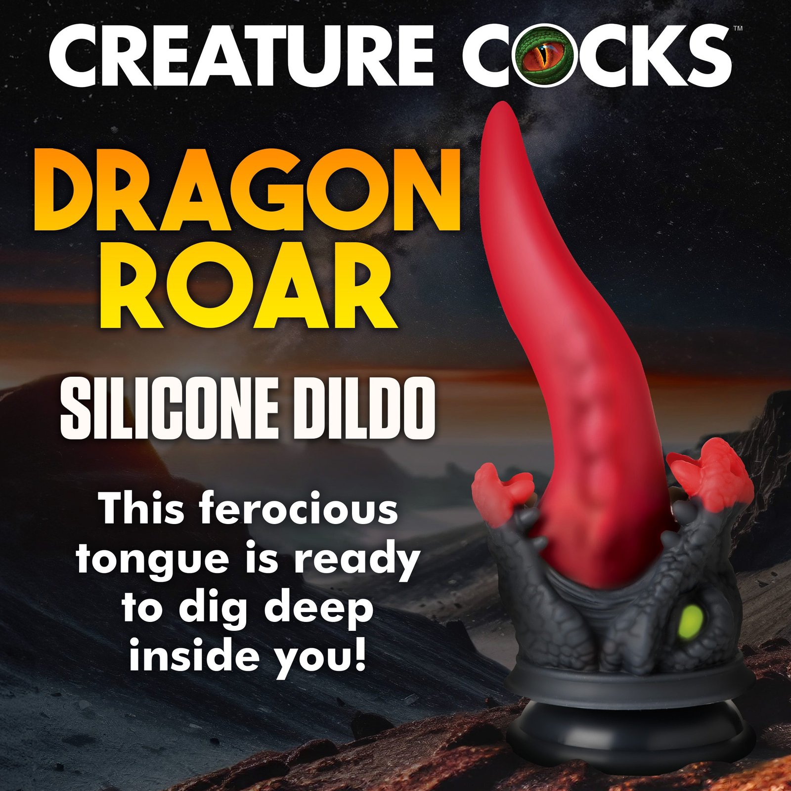 Dragon Roar Silicone Dildo - Image 2