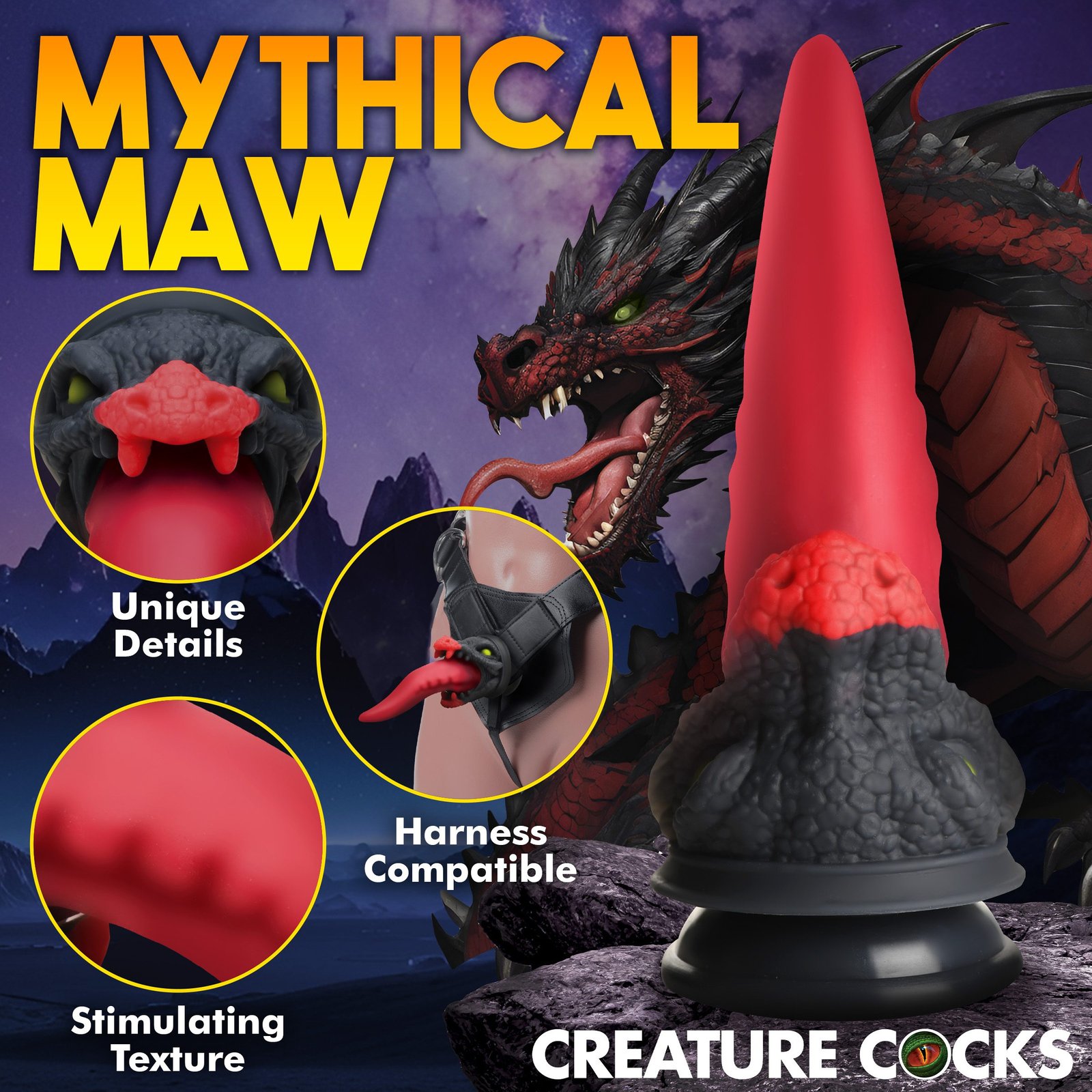 Dragon Roar Silicone Dildo - Image 5