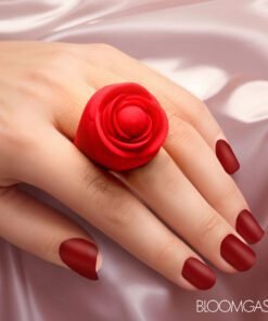 Rose Ring Discreet Finger Vibrator