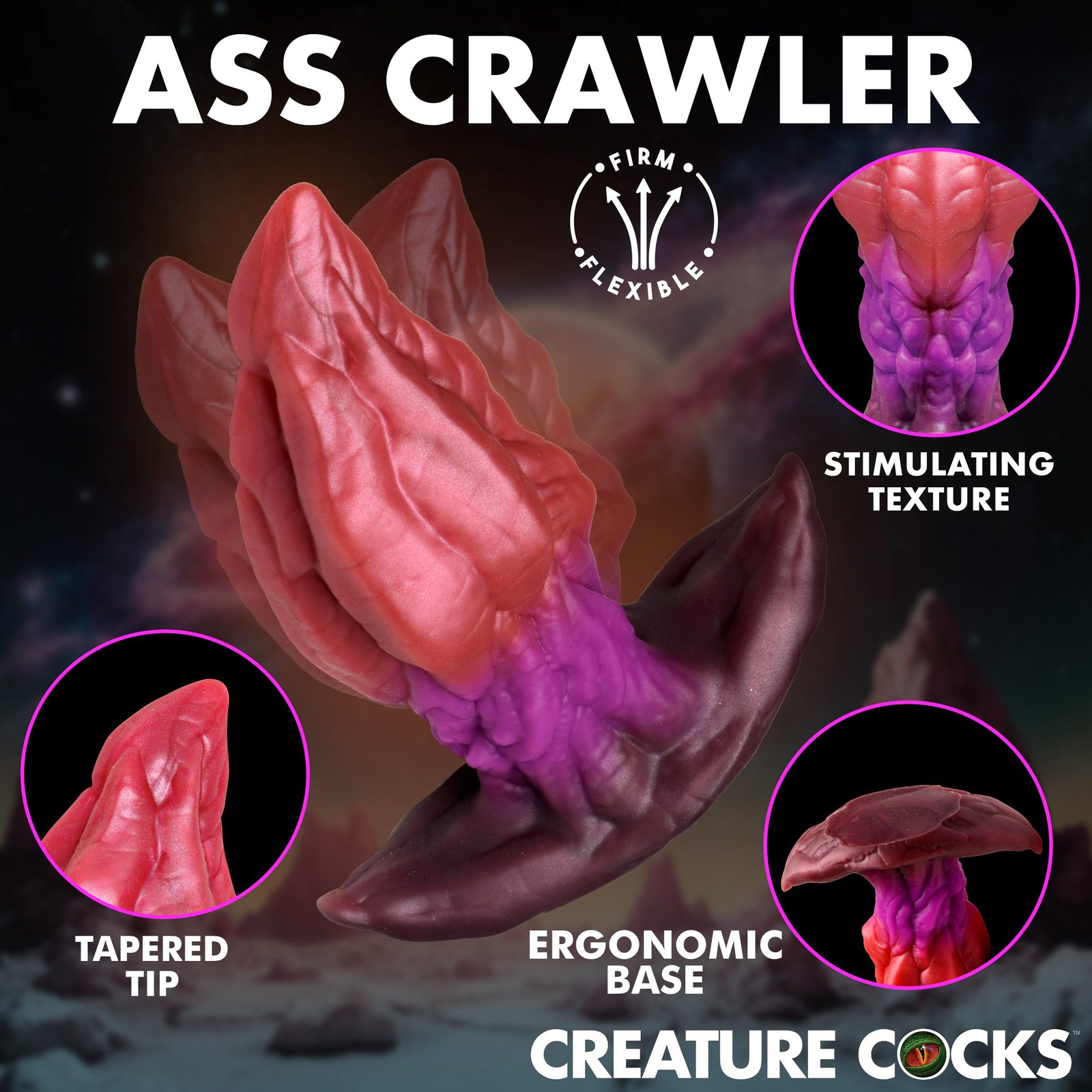 Crawler Silicone Butt Plug - Large - Image 2