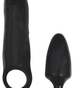 XXXPander Sheath with Smooth Plug - Black