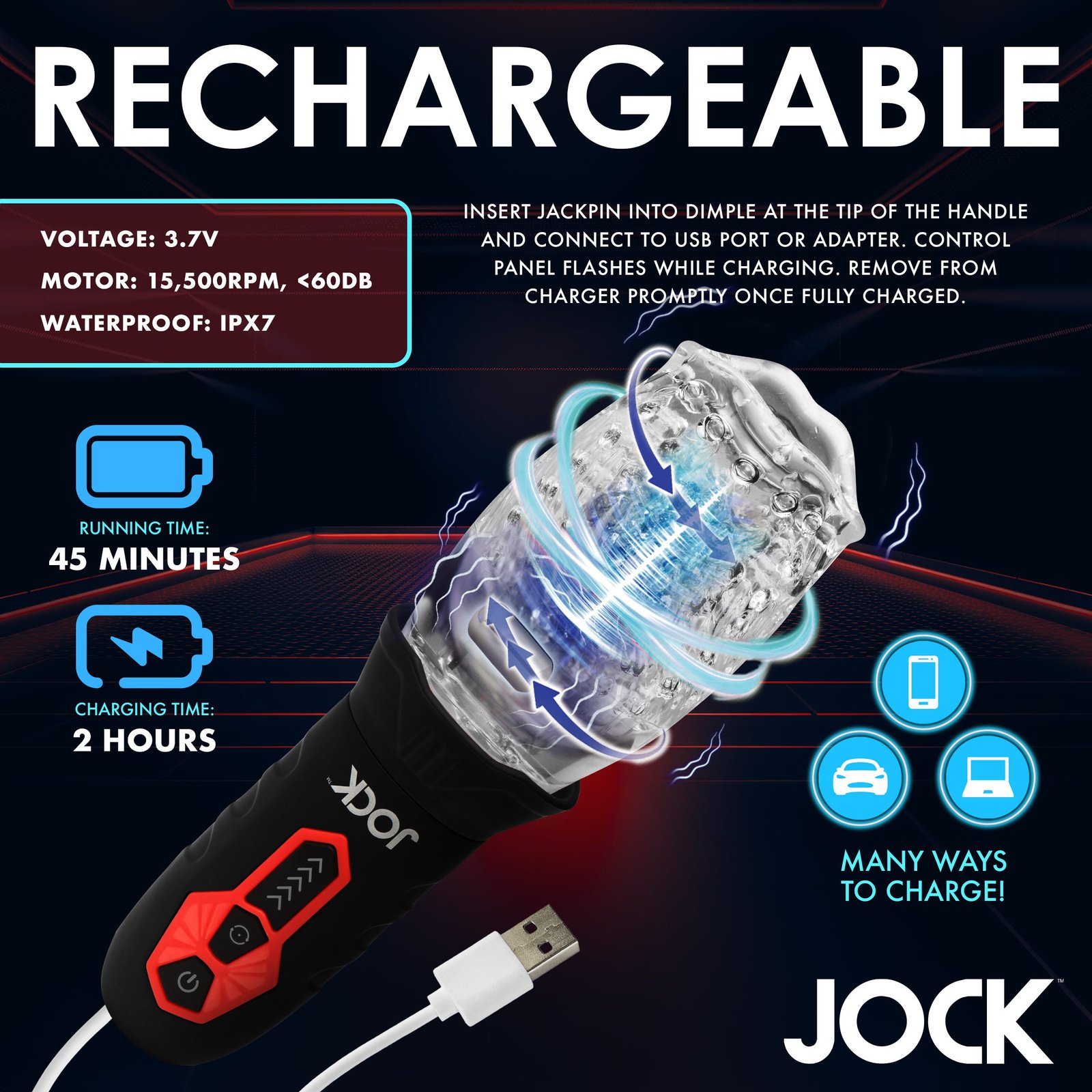 Spinning and Vibrating Masturbator - Image 7