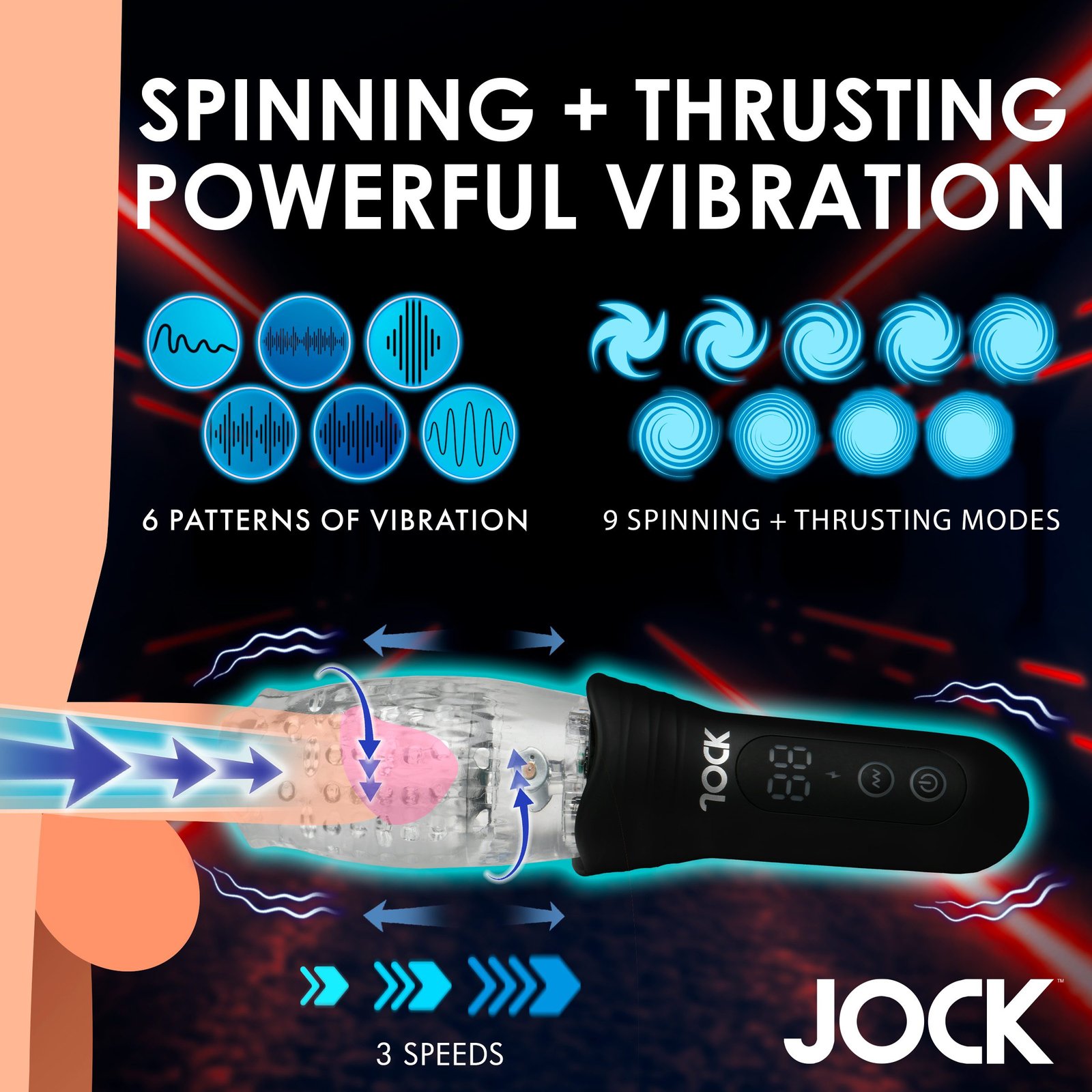 Spinning, Thrusting and Vibrating Masturbator - Image 5